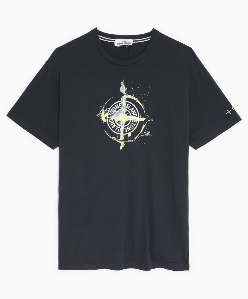 Stone Island Marble Print Men s Short Sleeve T Shirt
