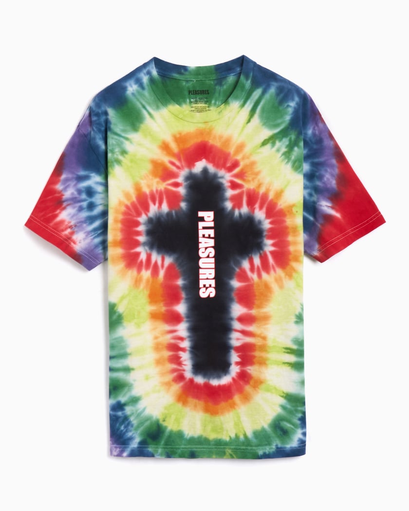 Pleasures Dyed Men's T-Shirt Multi P25SP062-HIPPIE