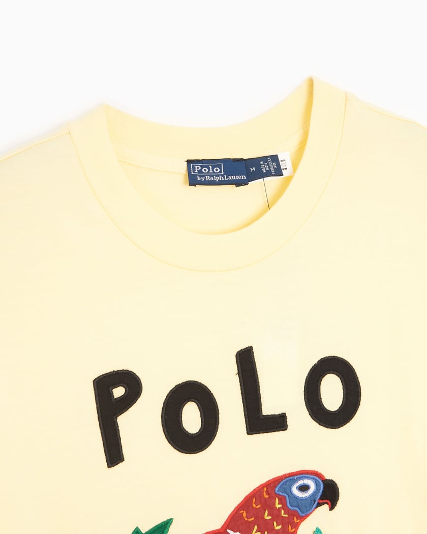 Polo Ralph Lauren Parrot Women's T-Shirt Yellow 211892613001