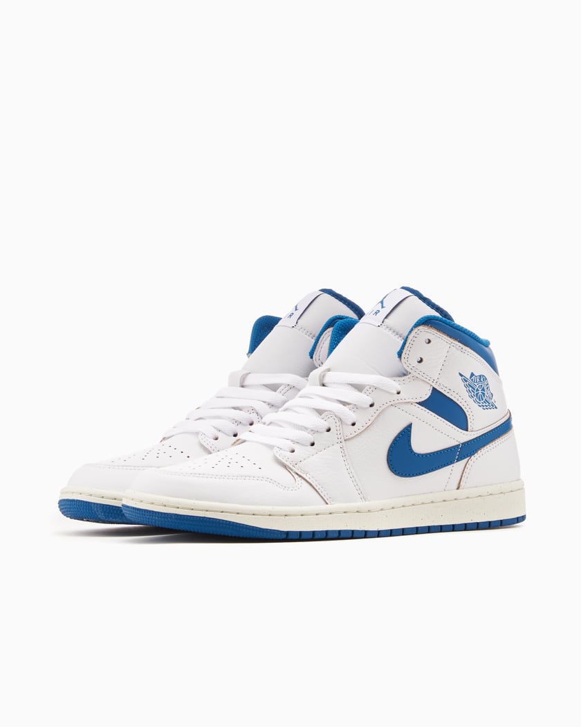 Air Jordan 1 Mid SE Industrial Blue Blu Bianco FN5215 141 FOOTDISTRICT