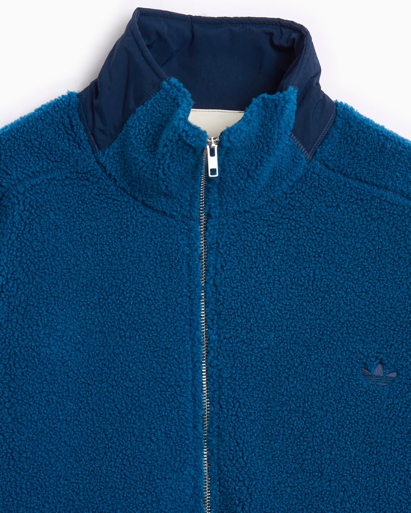 adidas Originals Adams Blvd Unisex Fleece Jacket Blue JX6148
