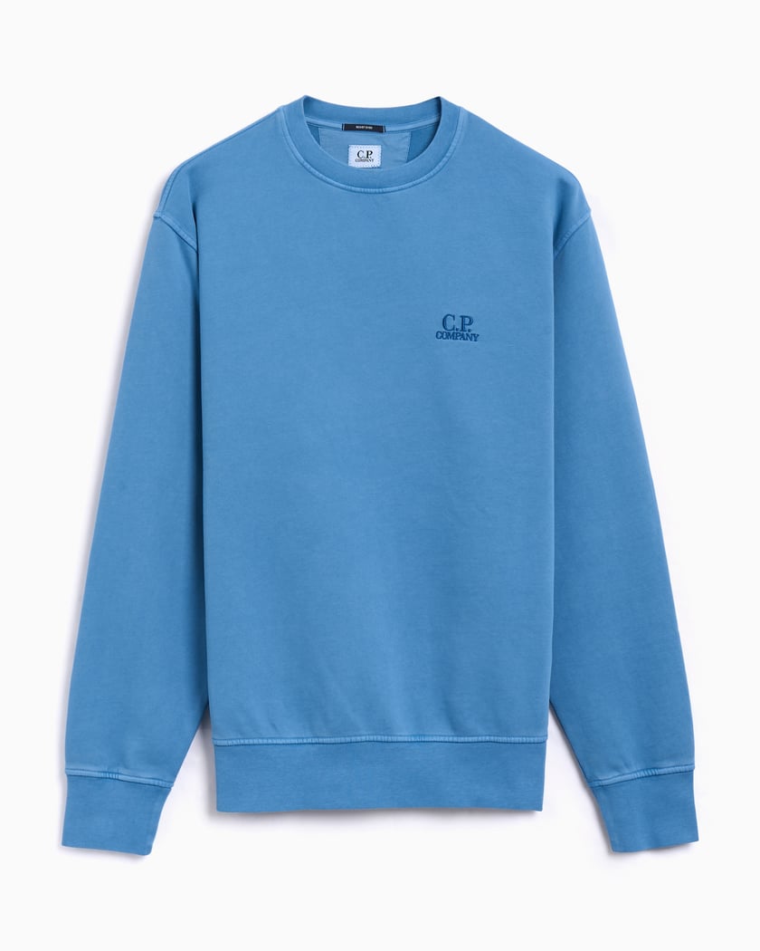 CP Company Logo Men's Fleece Sweatshirt Blue