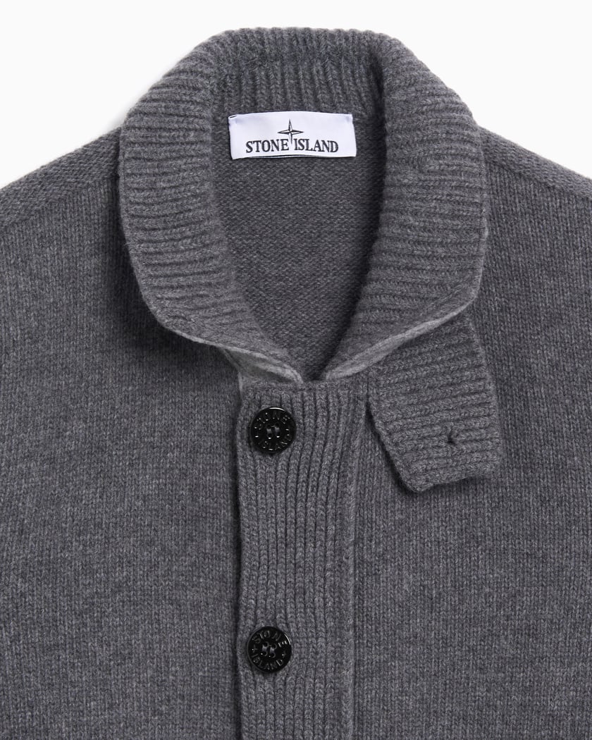 Stone Island Men's Cardigan Gray K2S155100047S00A3-V0M6B