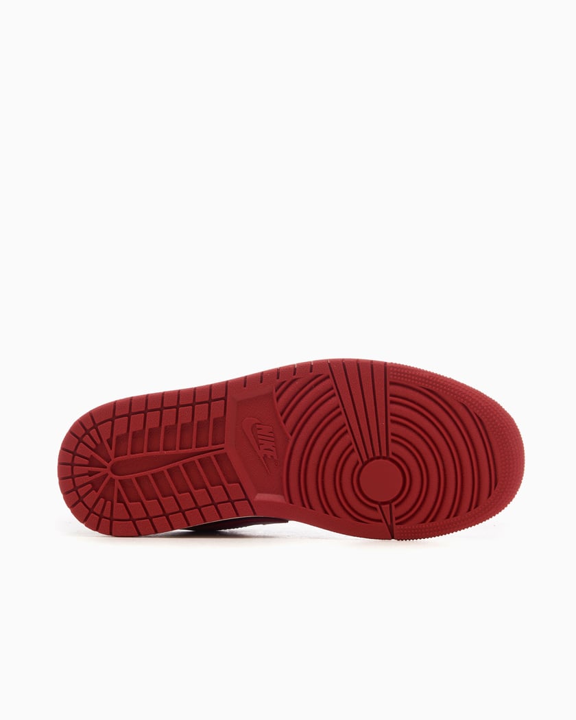 Tenis jordan de mujer top rojos