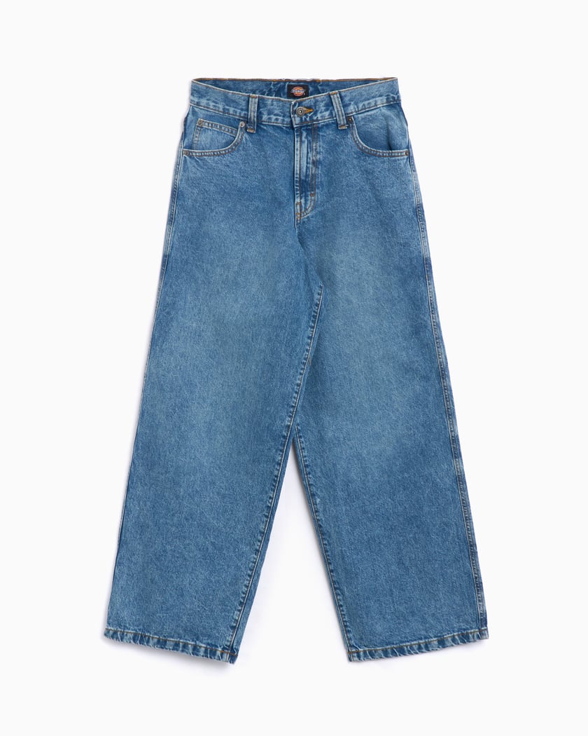 Dickies Men's Loose Wave Denim Pants Relaxed Men's Jeans Blue