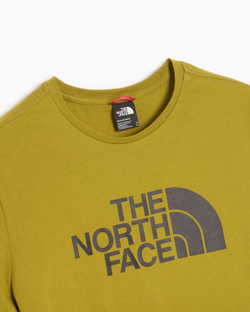 The North Face T-Shirt With Logo Print in Yellow for Men