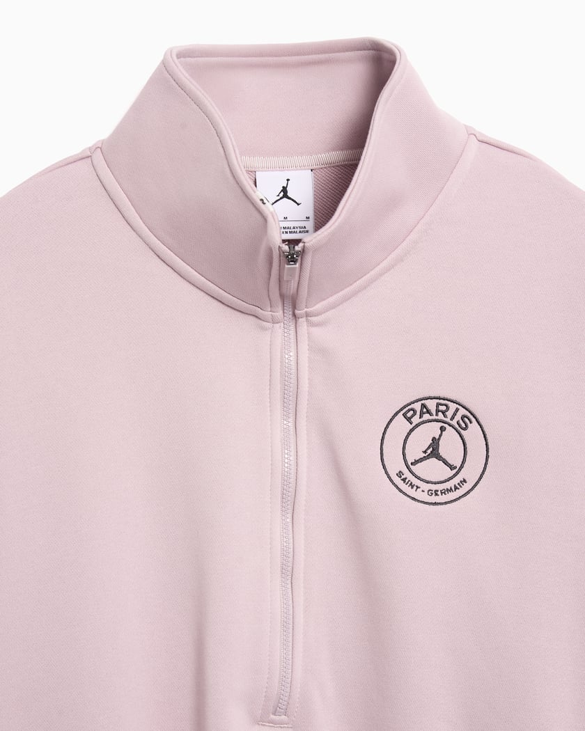nike psg half zip pink