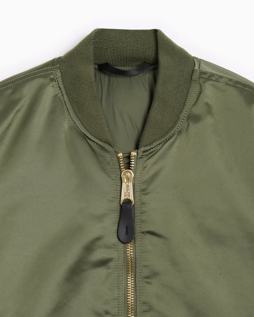 Alpha Industries MA-1 Base Flight Herren-Bomberjacke Grün 756111