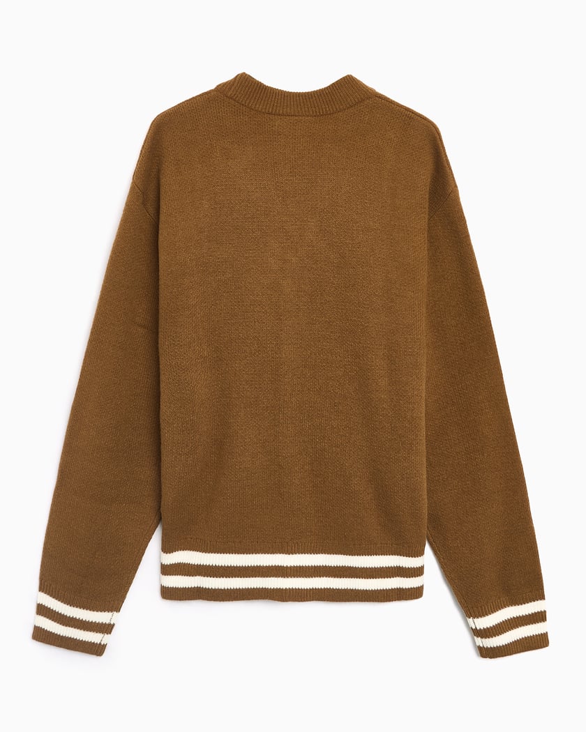 Carhartt WIP Brown Ducks Unisex Cardigan Brown I033862-1X4XX Carhartt WIP Brown Ducks Unisex Cardigan Brown I033862-1X4XX