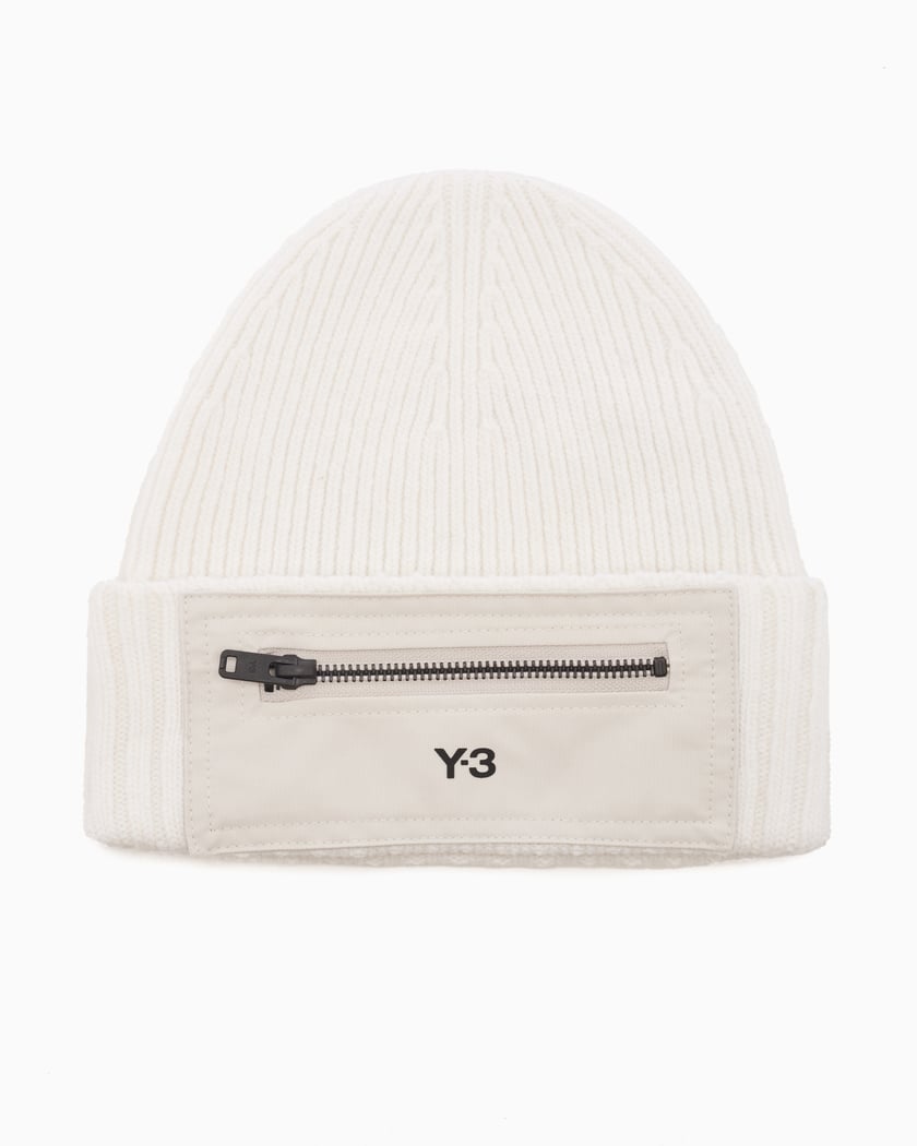 White beanie adidas top
