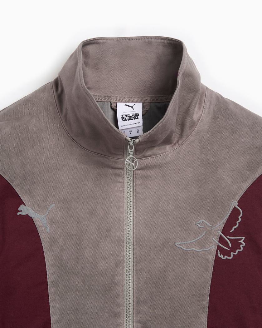 Puma x KidSuper Men's Track Jacket Gray 624075-49 | FOOTDISTRICT