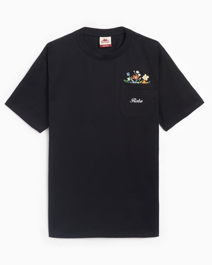 Robe di Kappa Robe Logo Men s T Shirt Nero 61141FW 005 FOOTDISTRICT