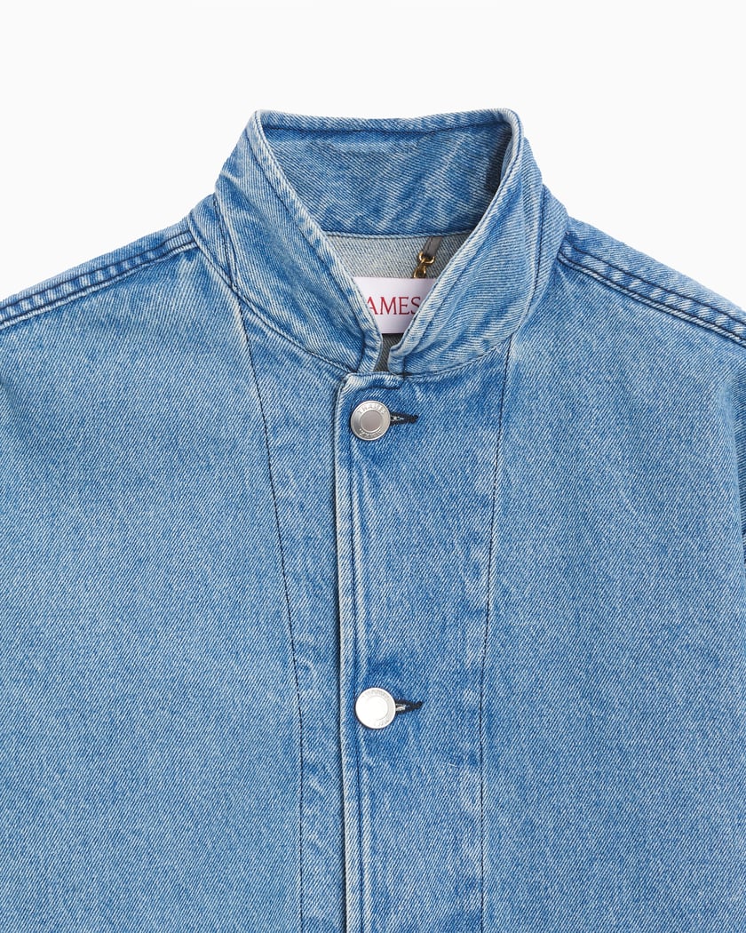 Washed denim jacket mens outlet