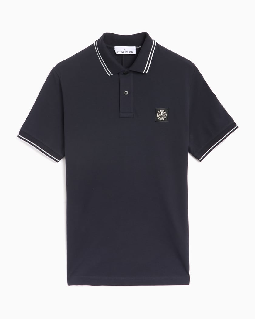 衝撃特価 Stone Island Logo Men's T-Shirt Nero 81152NS80-V0062 トップス