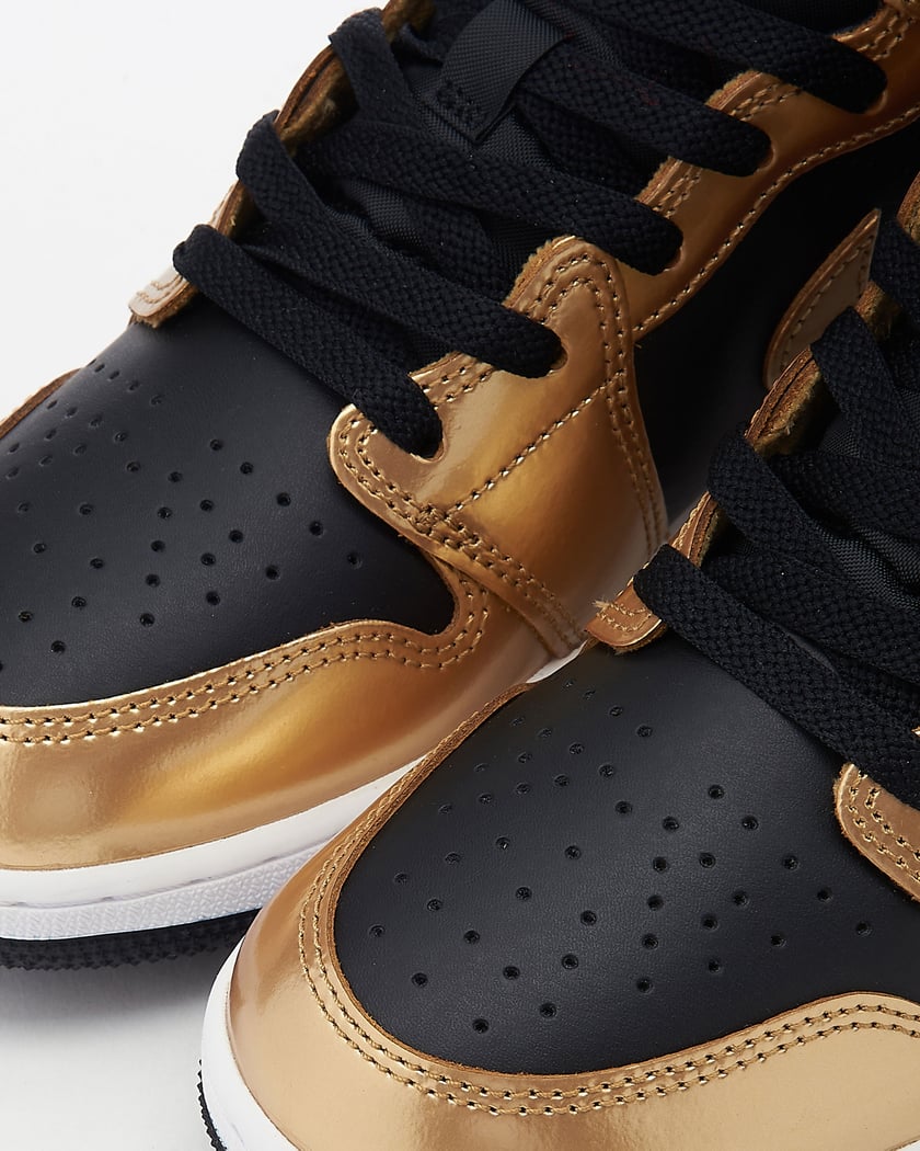 Jordan 1 cheap leather glitter