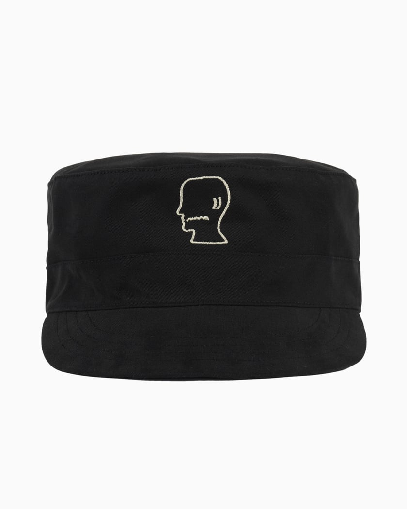 Brain Dead Unisex Bandana Back Pillbox Cap Black