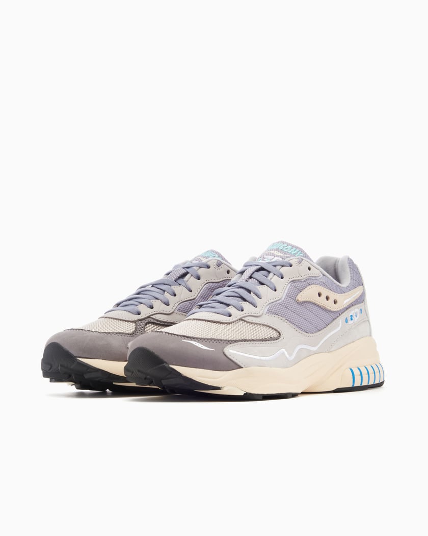 Saucony 3D Grid Hurricane Gris S70670 6 FOOTDISTRICT