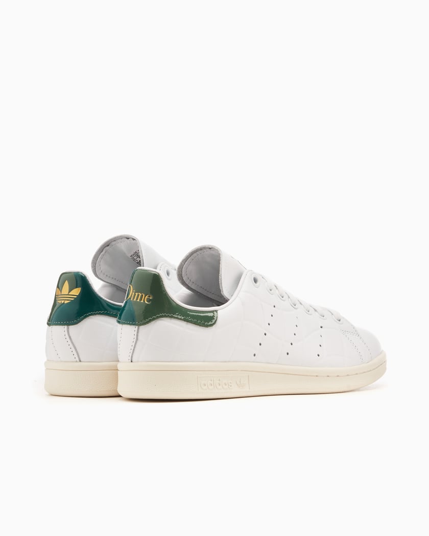White and green stan smith store