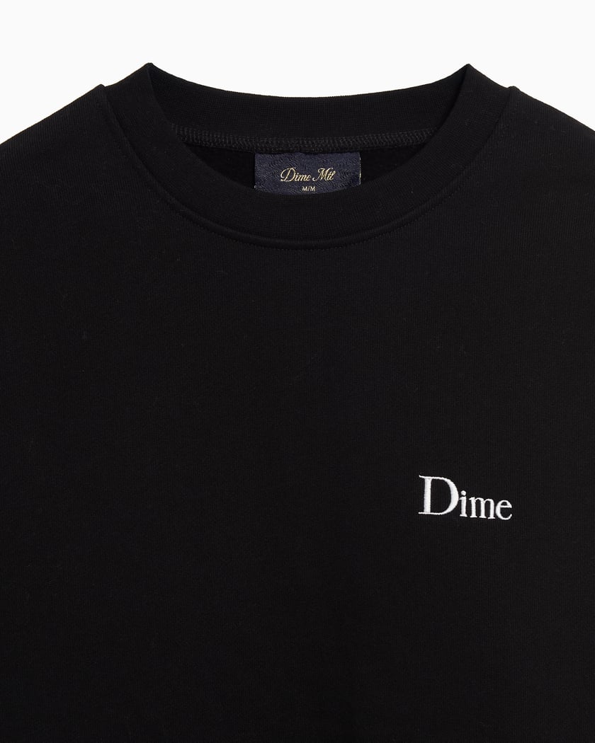 Dime MTL Classic Logo Relaxed Men's Sweatshirt Black DIMESP2538BLK