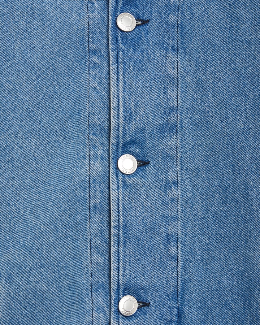 THAMES MMXX. Victor Men's Wash Denim Jacket Blue THAMES MMXX. Victor Men's Wash Denim Jacket Blue