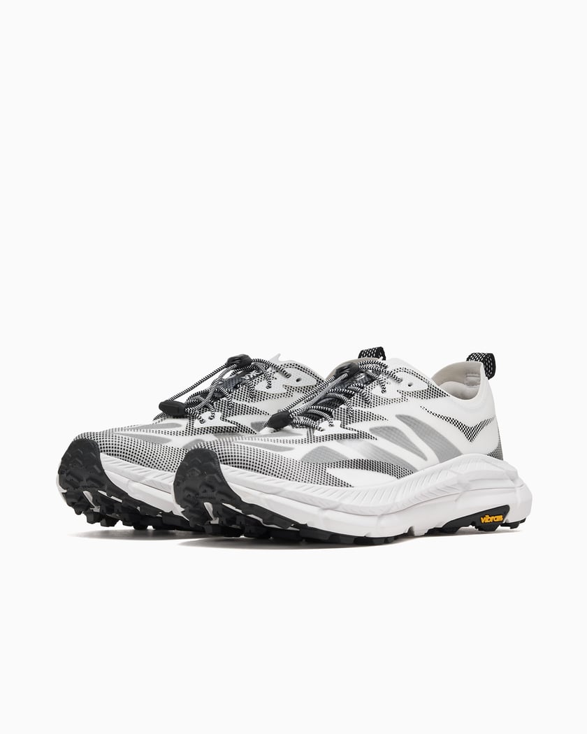 HOKA Mafate Speed 4 Lite Vibram Gray, White 1168971-WBL