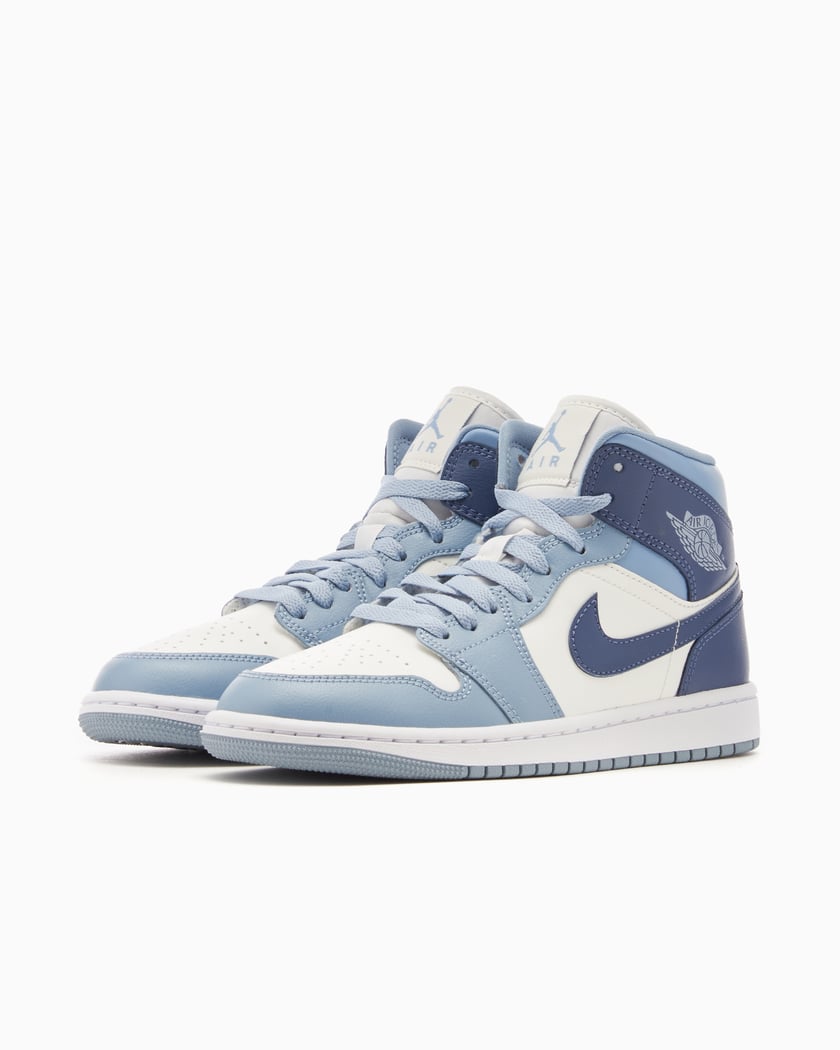 Air jordan 1 mid mujer azul deals