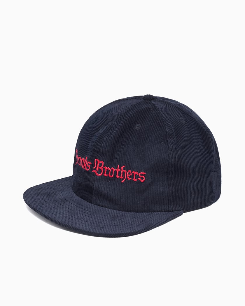 新品 BRAIN DEAD CONNECTION 6 PANEL CAP Connections 6 Panel Twill Hat - Navy – Feature