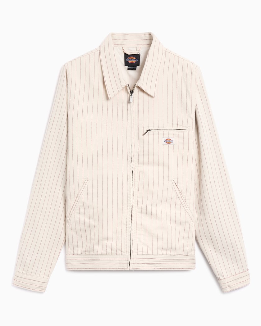 Dickies Service Painter Striped Men's Denim Jacket Beige