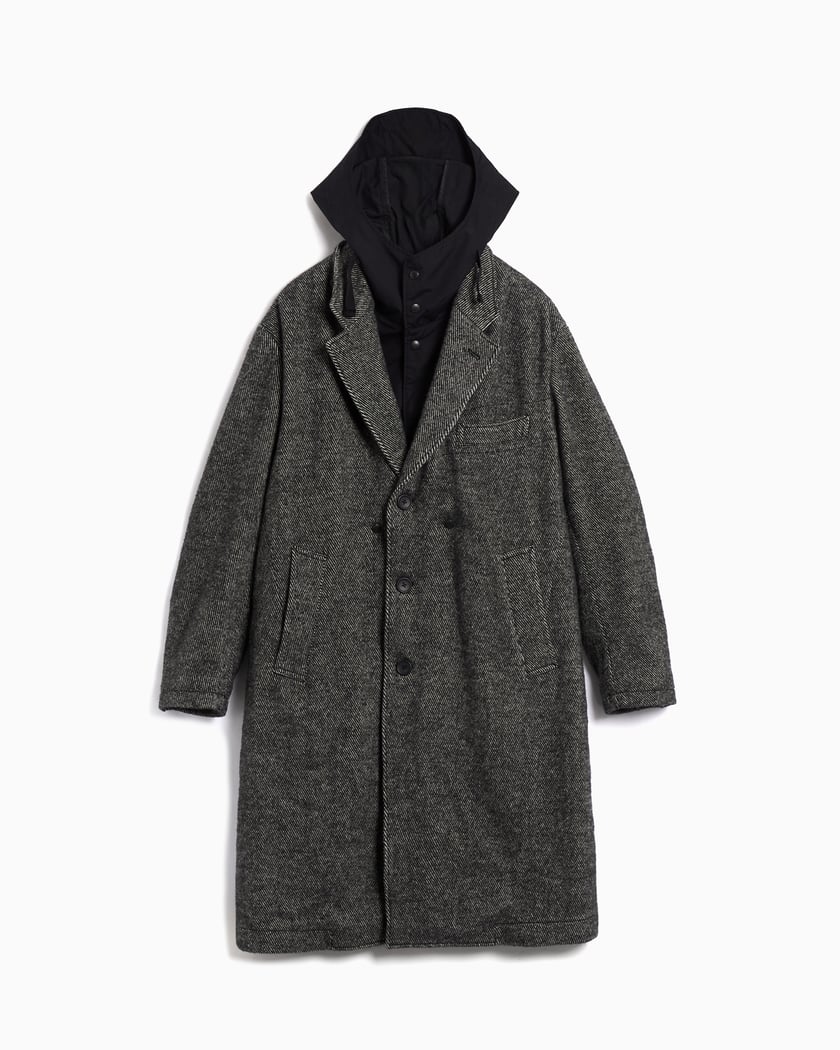Engineered Garments Chester Shaggy Twill Men's Anorak Gray