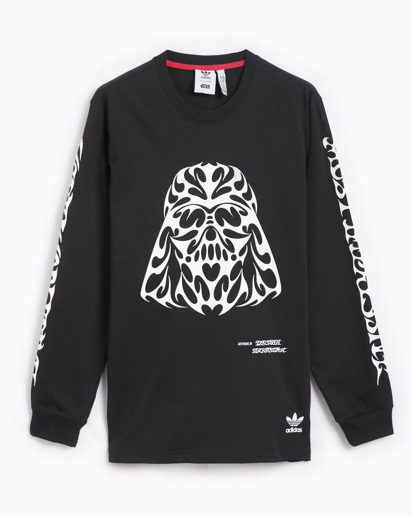 adidas Originals x Star Wars x Nanzuka Darth Vader Men s Long Sleeve T Shirt