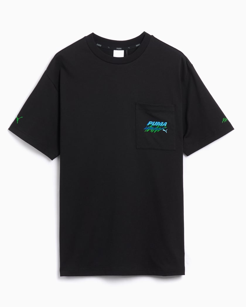 Puma x A AP ROCKY Men s Pocket T Shirt Black 632012 01 FOOTDISTRICT