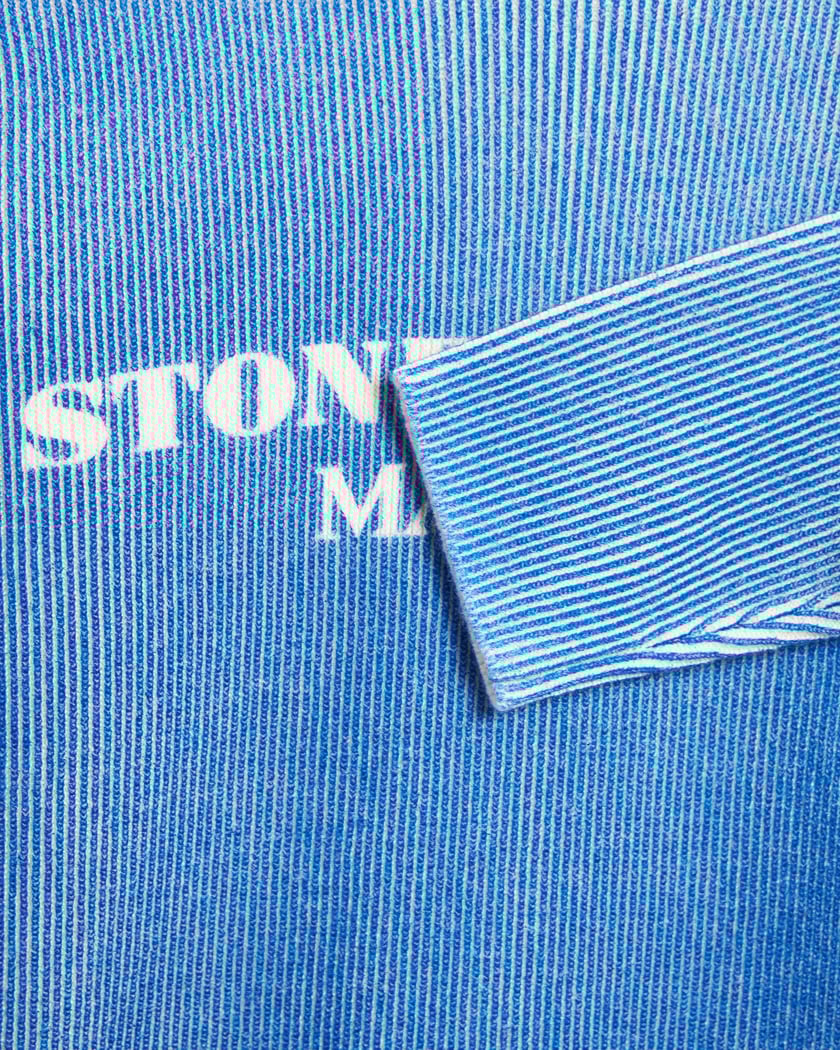 Stone Island Marina Men's Sweater Blue 8115542XB-V0022 Stone Island Marina Men's Sweater Blue 8115542XB-V0022
