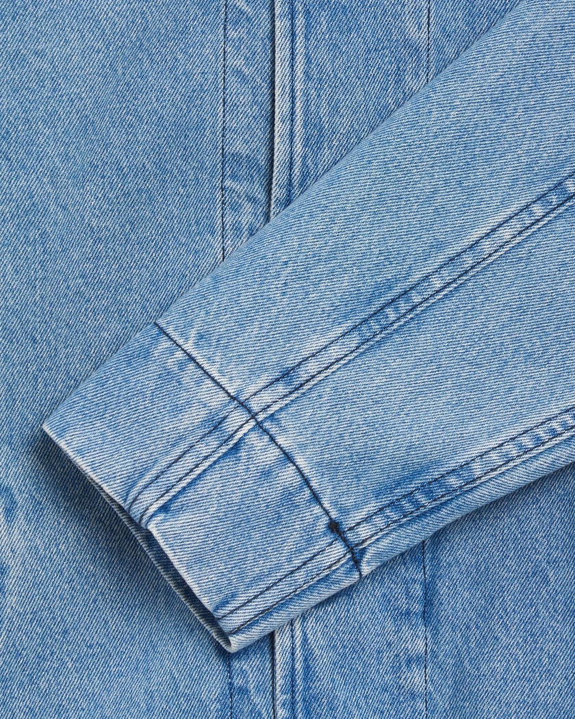 THAMES MMXX. Victor Men's Wash Denim Jacket Blue