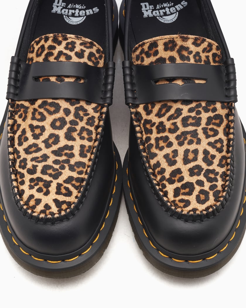 Dr. Martens PENTONレオパード　UK6 Dr. Martens Penton Mini Leopard Spot Hair On Loafer Unisex