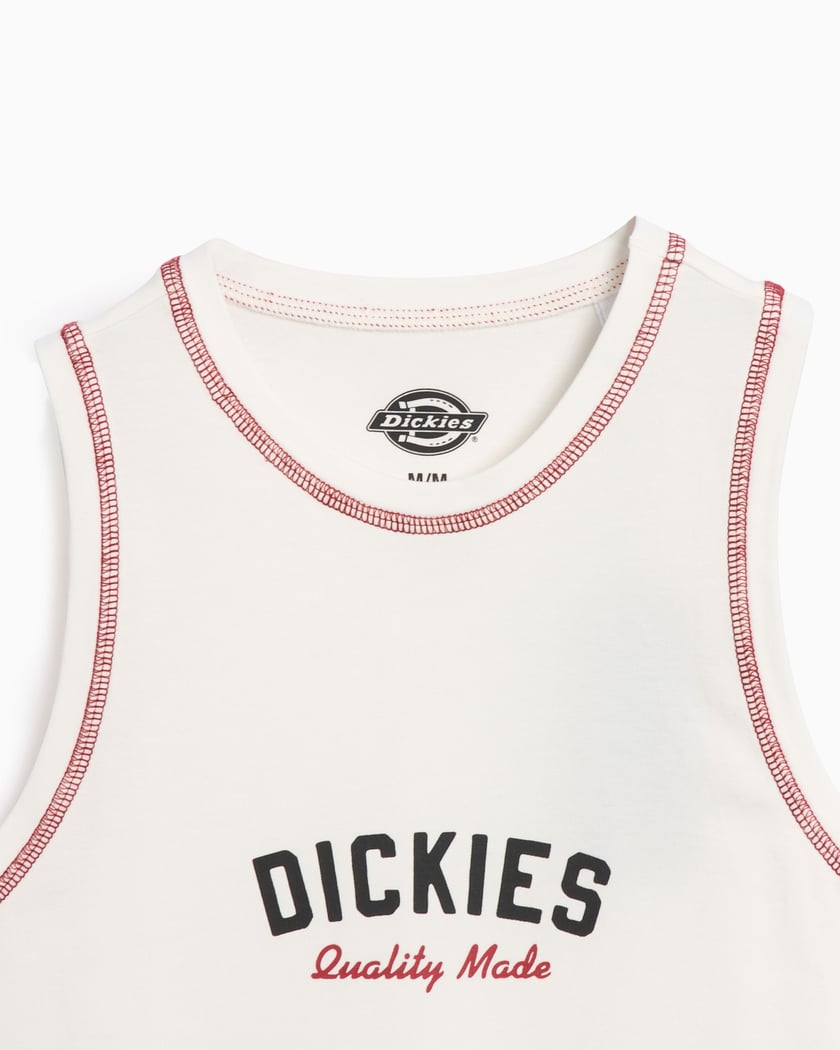 Dickies Racer Top - tienen algodón reciclado White