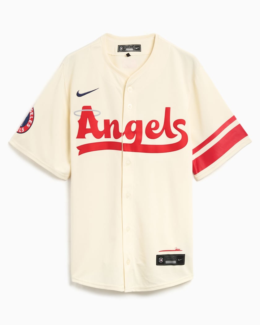 Nike MLB Los Angeles Angels City Connect Limited Men s Jersey White T7LM ANCC ANG L23 FOOTDISTRICT