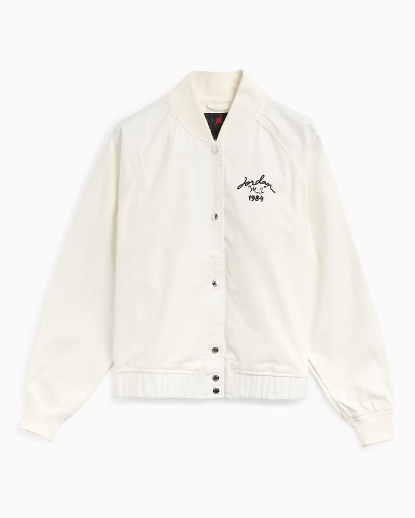 Jordan white jacket sales