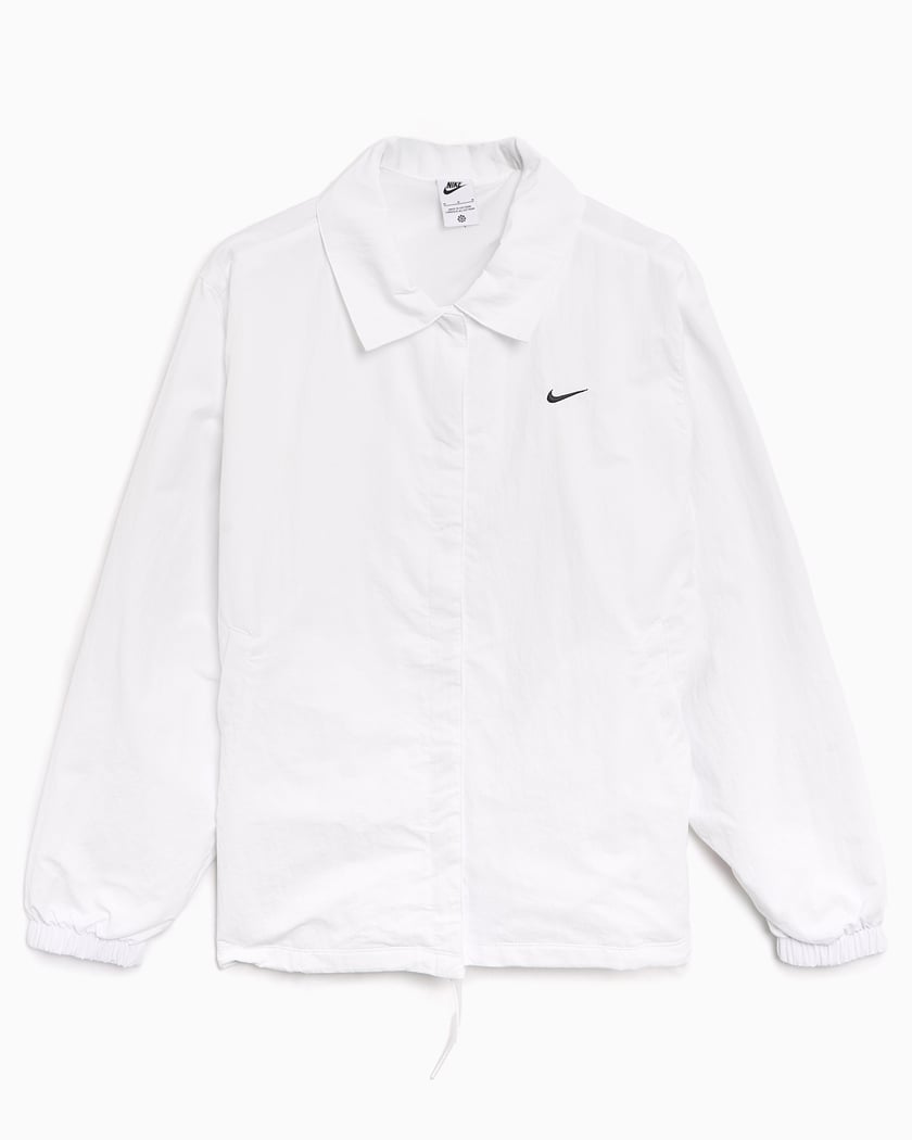 Black and white nike coat best sale