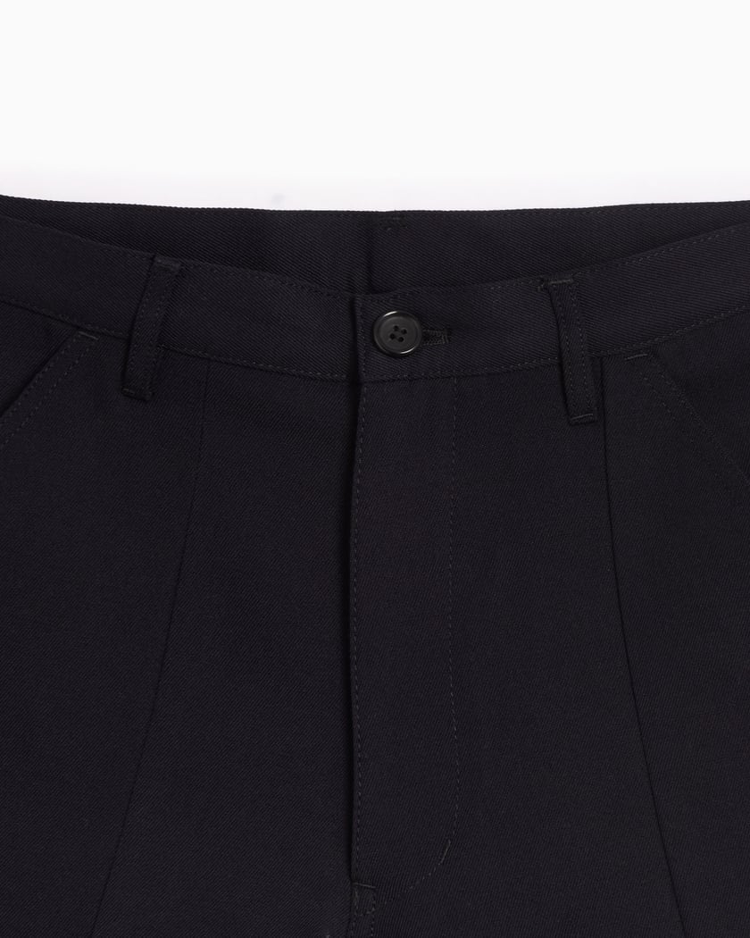 Comme Des Garçons Shirt Men's Wool Gabardine Pants Nero FM Comme Des Garçons Shirt Men's Wool Gabardine Pants Nero FM