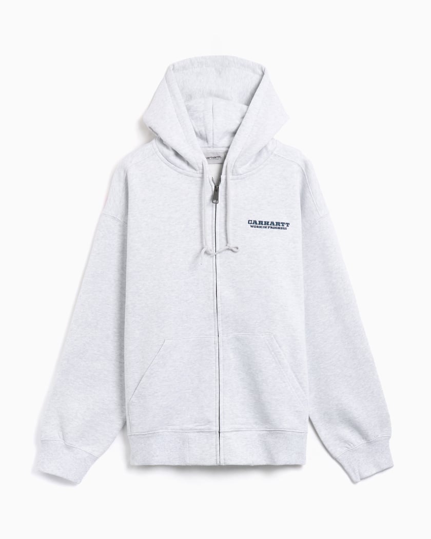 Grey Carhartt Men's Zip Hoodie Carhartt Sweatshirts: Men's