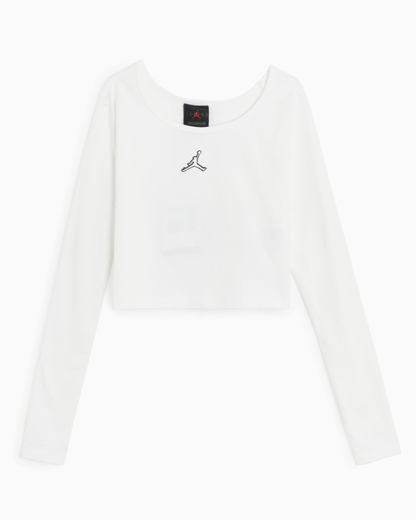 DRAGONS CROPPED L/S TEE WHITE レディース