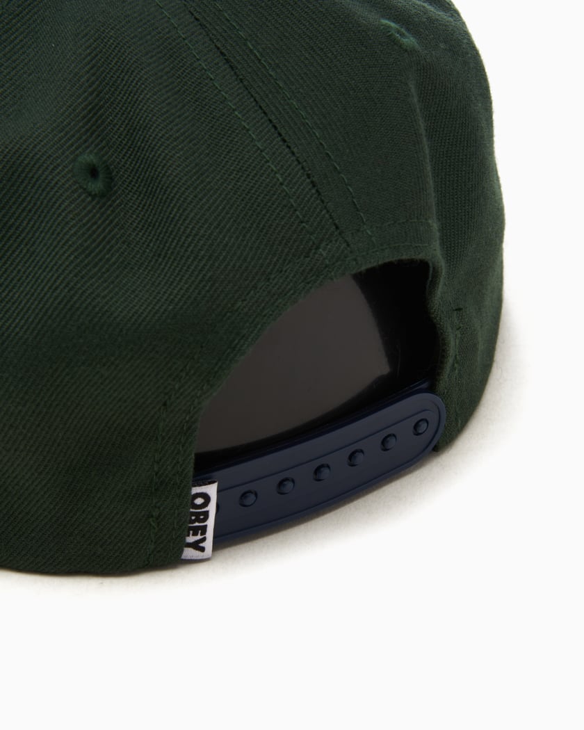 OBEY Clothing Obey Shade 6 Panel Snapback Unisex Cap Groen