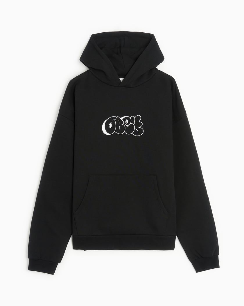 OBEY Clothing Etch Extra Men s Heavy Hoodie Black 112470198 BLK FOOTDISTRICT