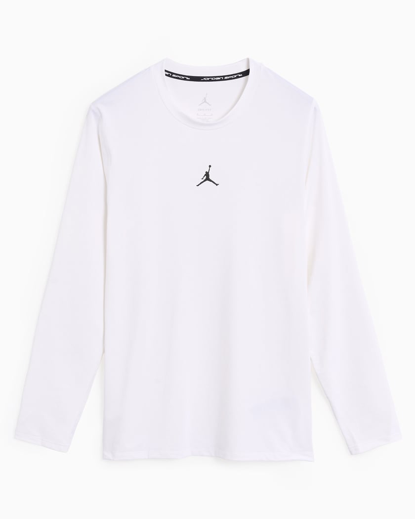 nike compression long sleeve white