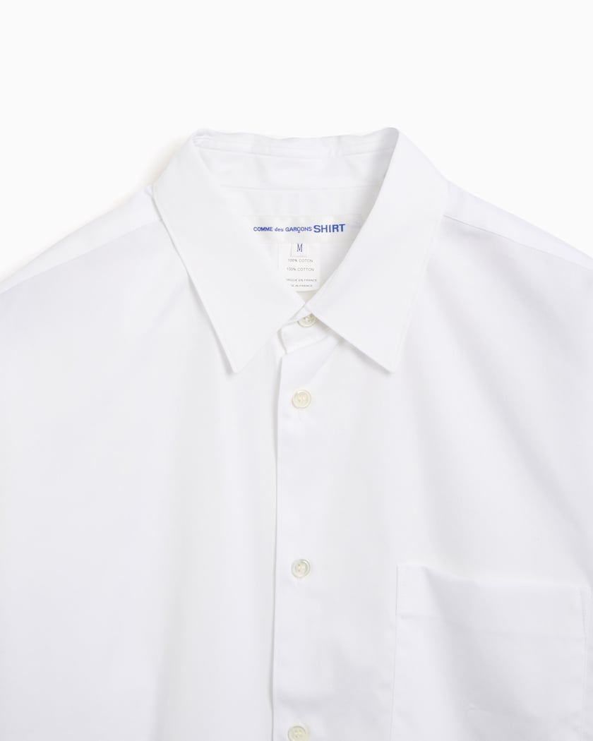 Comme Des Garçons Shirt Men's Woven Shirt Bianco FZ-B013-PER