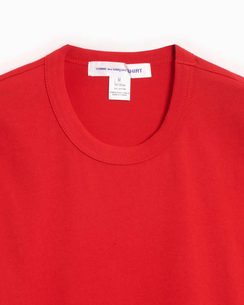Cdg shirt red clearance