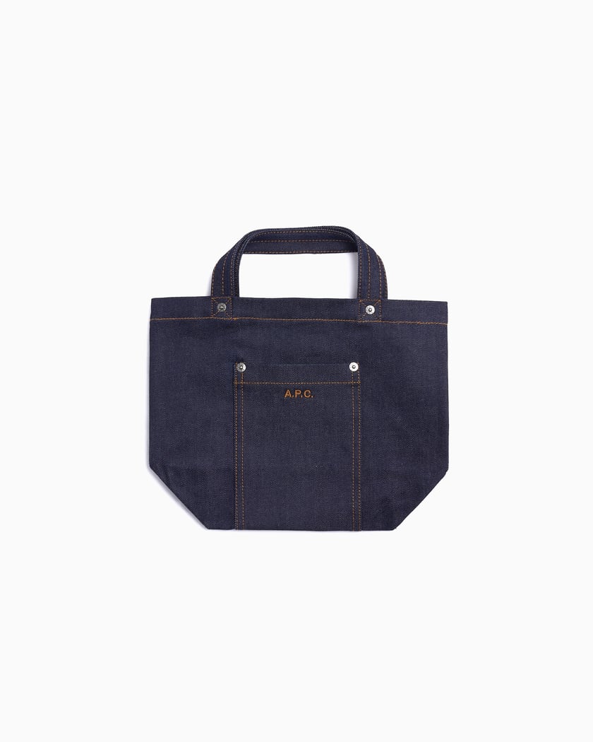 A.P.C. Unisex Mini Tote Bag Blau COCSX M61831 IAI FOOTDISTRICT