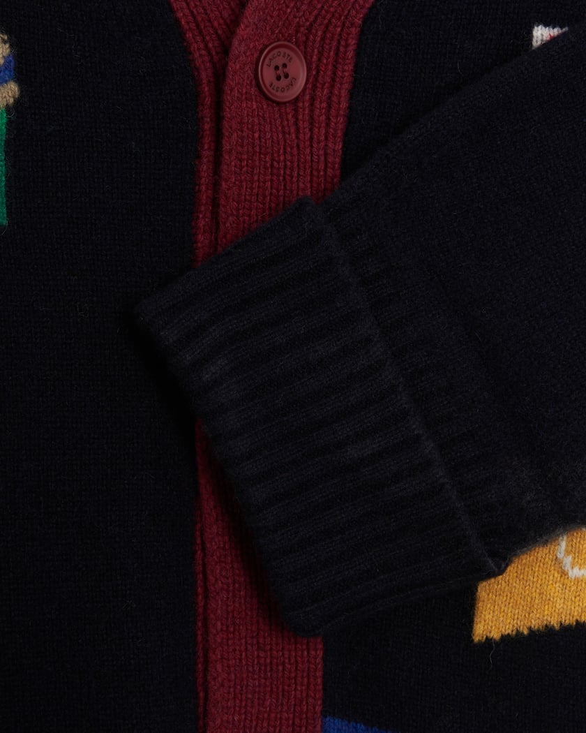 Golf deals lacoste cardigan
