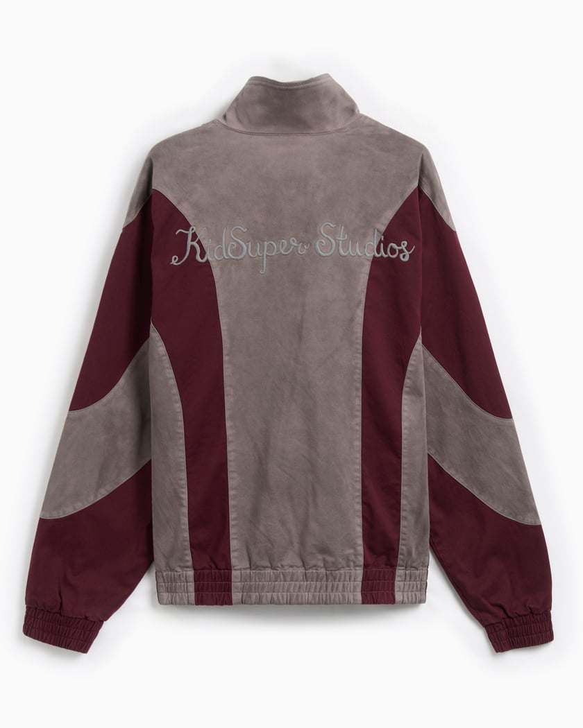 X KIDSUPER TRACK JACKET AUBERGINE | Bodega