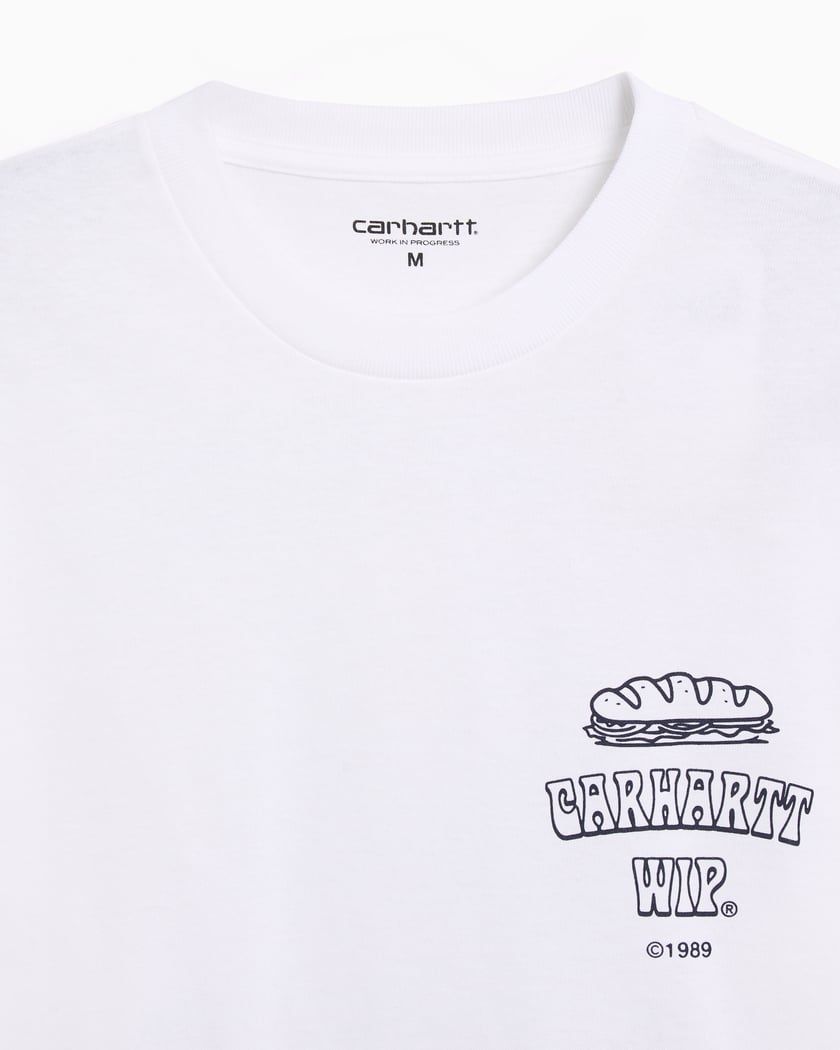 Carhartt WIP Sandwich Unisex T-Shirt White I035230-02XX